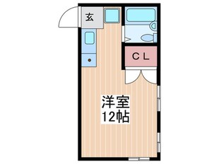 みなとやコーポの物件間取画像